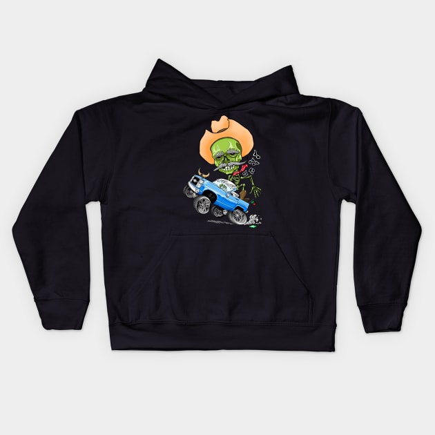 mex skeleton Kids Hoodie by Rob's Tee's